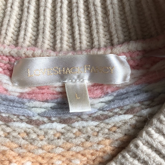 LoveShackFancy Honeybee Boyfriend Cardigan - Picture 2 of 4